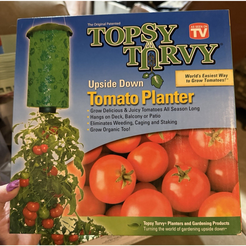 Topsy Turvy Upside Down Tomato Planter Grow Organic Too As Seen On TV NEW